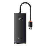 Baseus Lite Series 4-Port HUB (USB-A to 4xUSB-A 3.0) 0.25m black (WKQX030001)