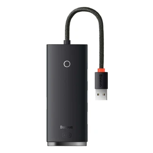 Baseus Lite Series 4-Port HUB (USB-A to 4xUSB-A 3.0) 0.25m black (WKQX030001)