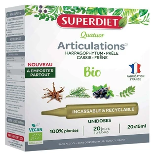 Superdiet Organic Harpagophytum Articulations 20x15ml