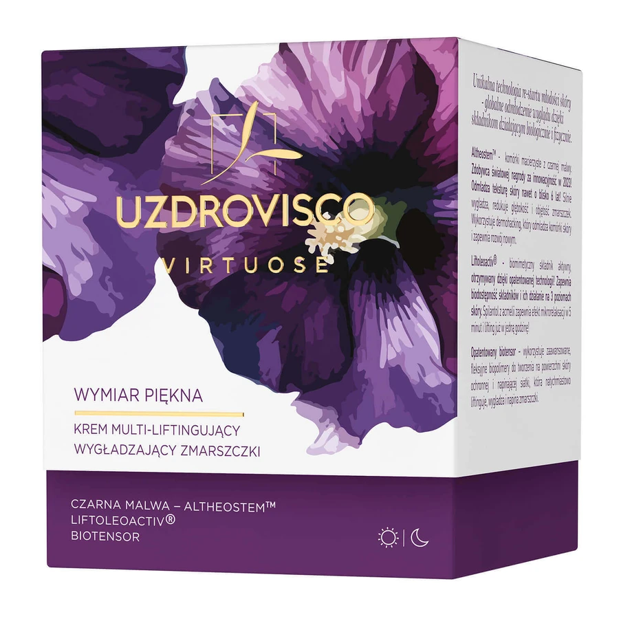 Uzdrovisco Virtuose Beauty Dimension, мультиліфтинговий крем, 50 мл: ціни та характеристики