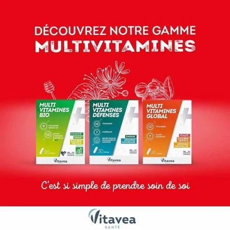 Vitavea Santé Mutivitamine Adults Energie et Equilibre nerveux 30 gommine: цены и характеристики