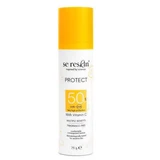 Захисний крем для обличчя з вітаміном С та SPF50, 75 г, Se:Reskin