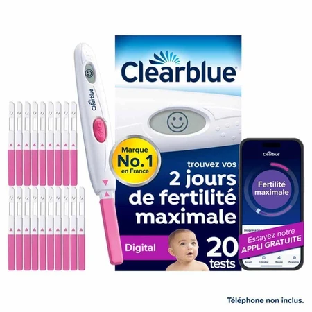 Цифровой тест на овуляцию Clearblue 20 тест-палочек: цены и характеристики