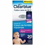 Цифровой тест на овуляцию Clearblue 20 тест-палочек: цены и характеристики