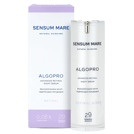 Sensum Mare Algopro, концентрированная регенерирующая и корректирующая сыворотка с ретиналем 0,08%, 30 мл: цены и характеристики