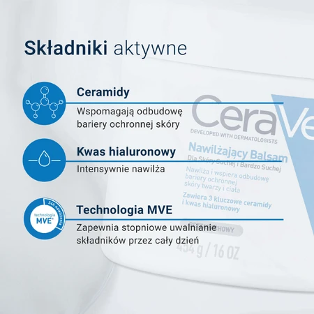 Набір CeraVe, зволожуючий лосьйон для обличчя та тіла з керамідами, для сухої та дуже сухої шкіри, 454 г + резерв, 454 г: ціни та характеристики