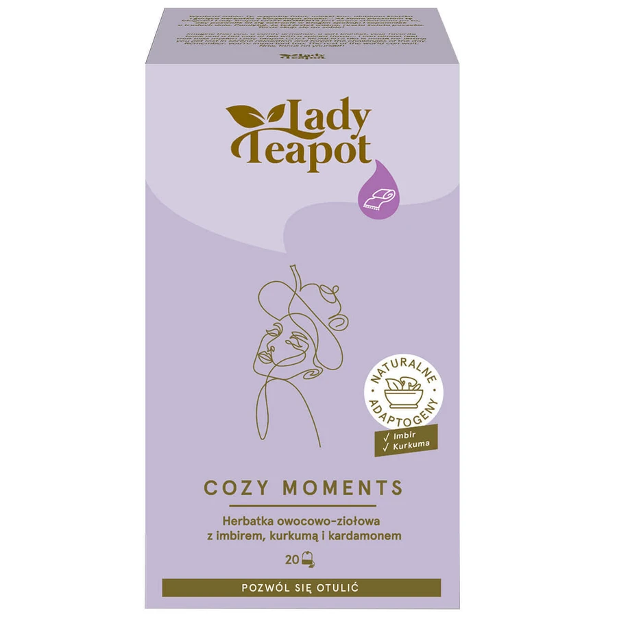 Lady Teapot Затишні моменти, чай з фруктами та травами, 20 пакетиків: ціни та характеристики
