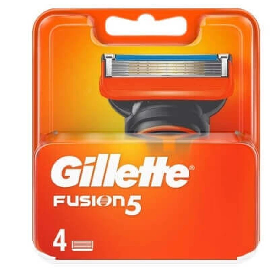 Gillette, Fusion 5, бритвенные картриджи, 4 штуки: цены и характеристики