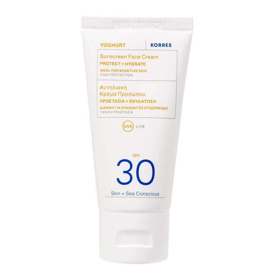 Korres Йогурт, крем для обличчя захисний, SPF 30, 50 мл: ціни та характеристики