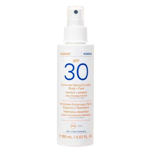 Korres Йогуртовый солнцезащитный спрей для лица и тела SPF30 150 мл