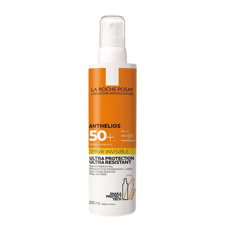 La Roche-Posay Anthelios Сонячний спрей для тіла SPF 50+ дуже високий захист з парфумами 200 мл: ціни та характеристики