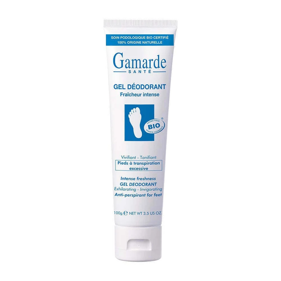 Дезодорант-гель Gamarde Organic Intense Freshness для ніг з підвищеною пітливістю 100г: ціни та характеристики