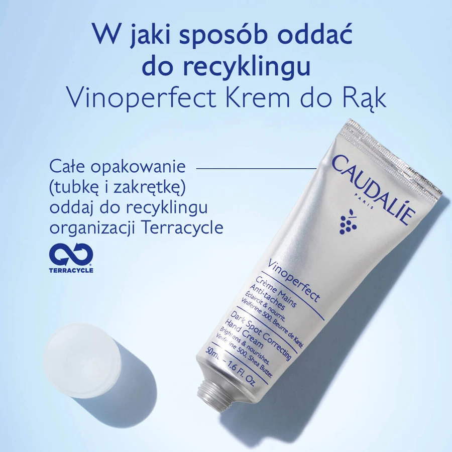 Caudalie Vinoperfect, крем для рук проти пігментації, 50 мл: ціни та характеристики
