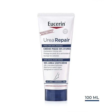 Eucerin UreaRepair Plus Крем для ног для сухой и огрубевшей кожи 100 мл: цены и характеристики