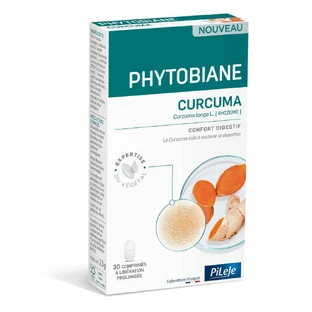 Pileje Phytobiane Curcuma Digestive Comfort 30 таблеток
