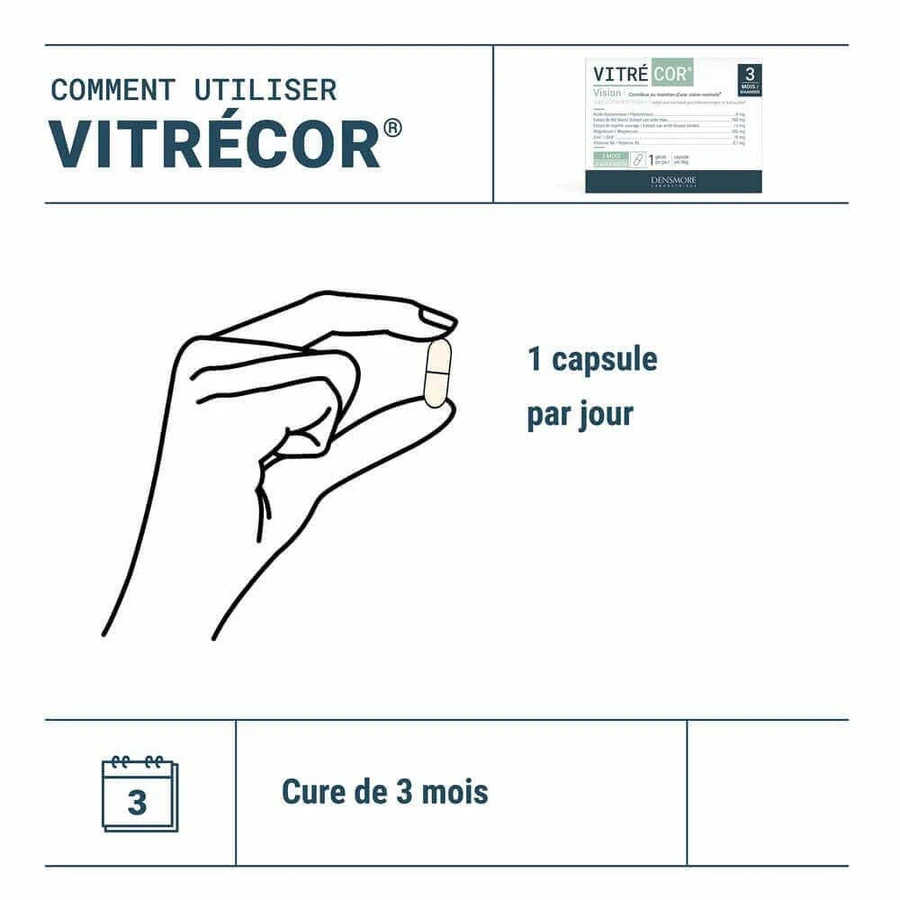Densmore Vitrecor Plant Formula 90 Gelule: ціни та характеристики