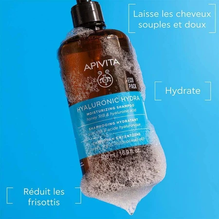 Apivita Hyaluronic Hydra Shampoo Tous Types de Cheveux 500 мл: цены и характеристики
