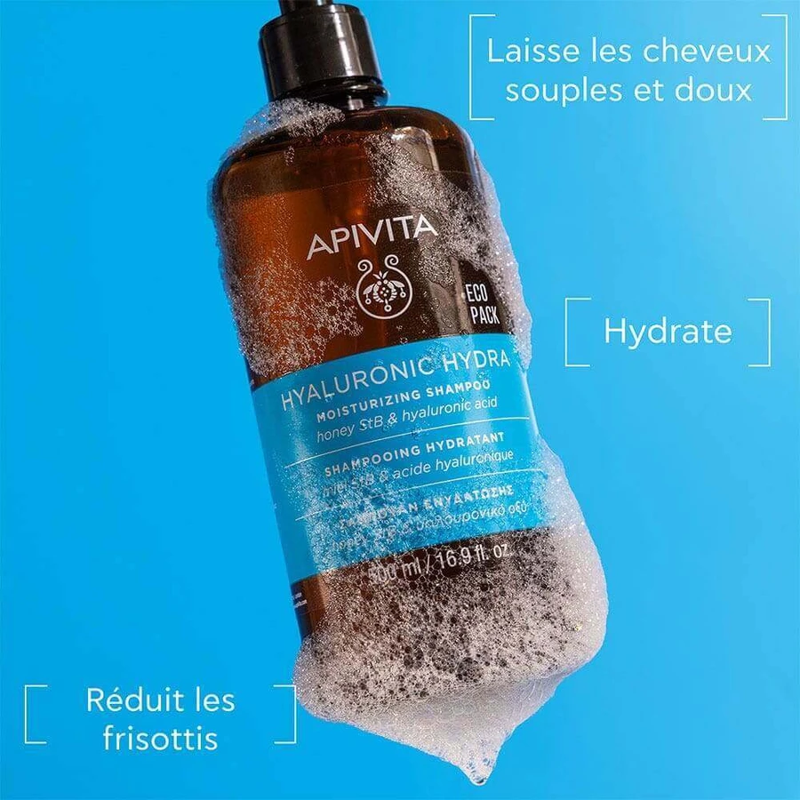 Apivita Hyaluronic Hydra Shampoo Tous Types de Cheveux 500 мл: цены и характеристики