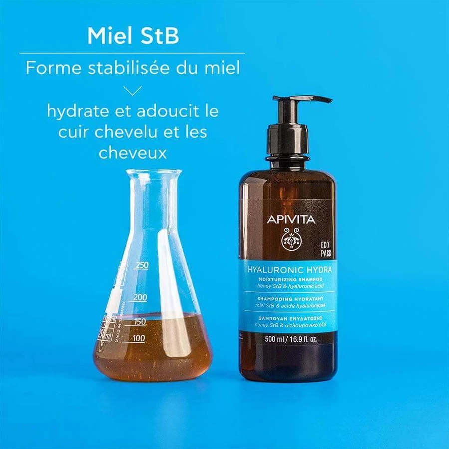 Apivita Hyaluronic Hydra Shampoo Tous Types de Cheveux 500 мл: цены и характеристики