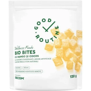 Біо Байти з манго та кокосом Good Routine, 120 г, Secom