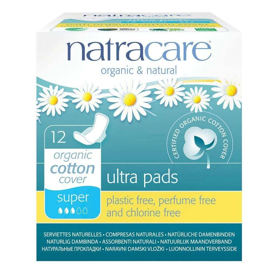 Natracare Ultra Super Natural Towels 12-pack: цены и характеристики