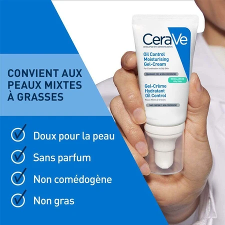 Cerave Oil Control Увлажняющий гель для смешанной и жирной кожи 52 мл: цены и характеристики