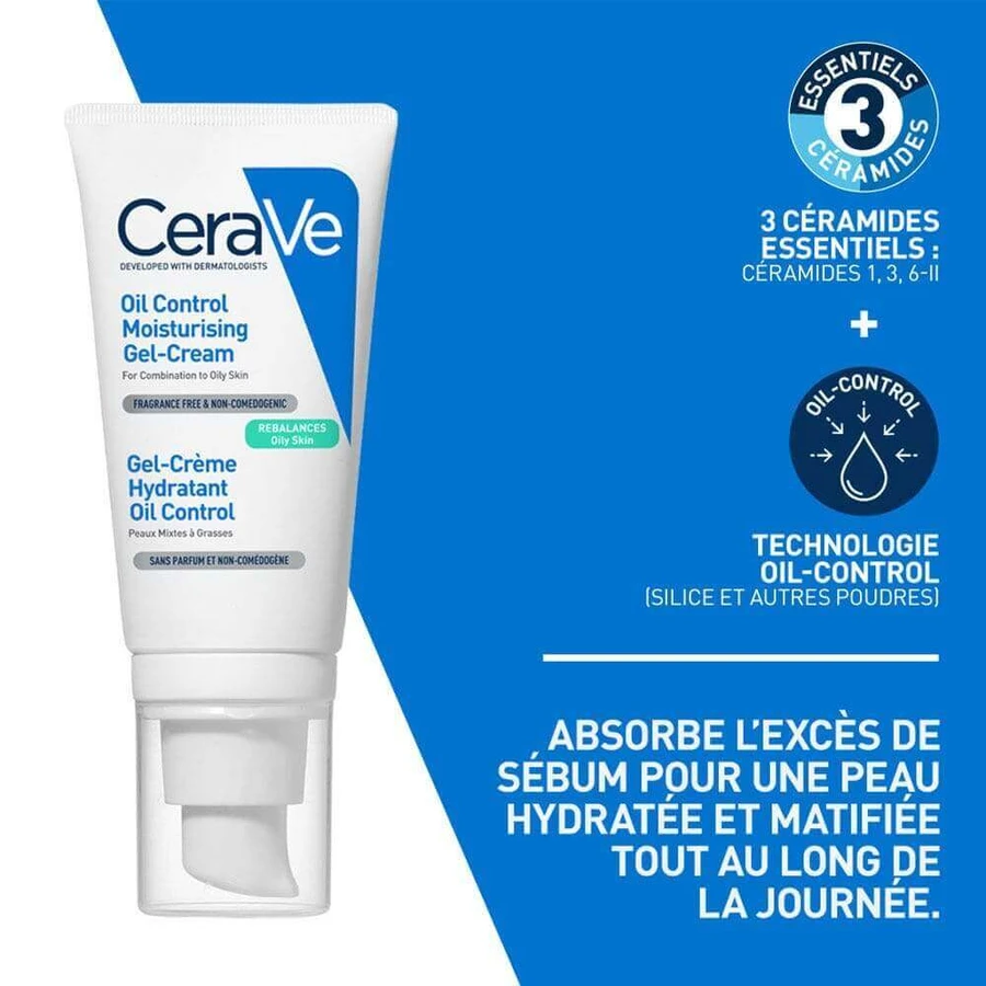 Cerave Oil Control Увлажняющий гель для смешанной и жирной кожи 52 мл: цены и характеристики