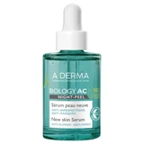 A-Derma Biology AC Обновляющая сыворотка для ночного пилинга 30 мл