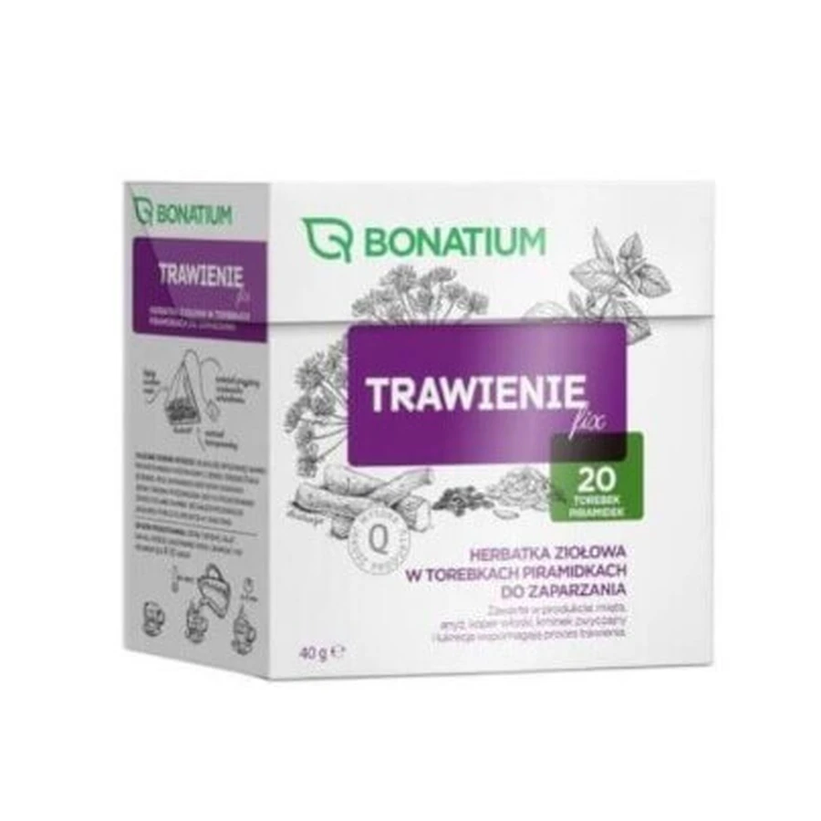 Bonatium Trawienie Fix Травяной чай, 20 пакетиков: цены и характеристики