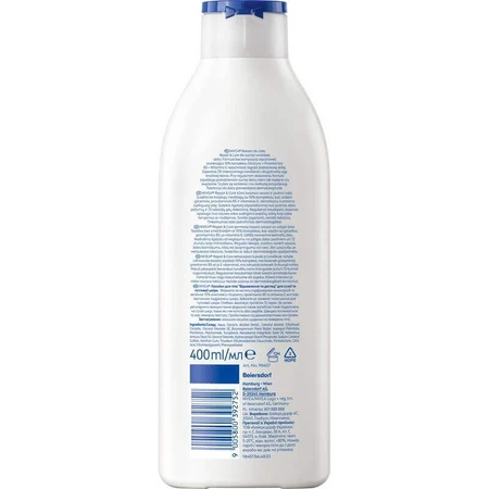 Nivea Repair & Care, відновлюючий лосьйон для тіла, для сухої та дуже сухої шкіри, 400 мл: ціни та характеристики