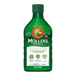Moller'S Cod Liver Oil жидкий без аромата 250 мл