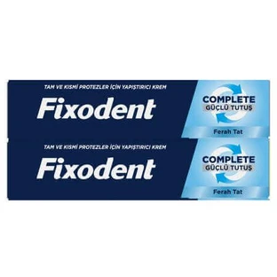 Клейкий крем для протезов Complete Strong Hold Fresh, 2 x 47 г, Fixodent