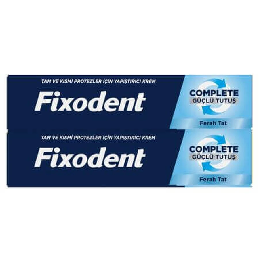 Клейкий крем для протезов Complete Strong Hold Fresh, 2 x 47 г, Fixodent: цены и характеристики