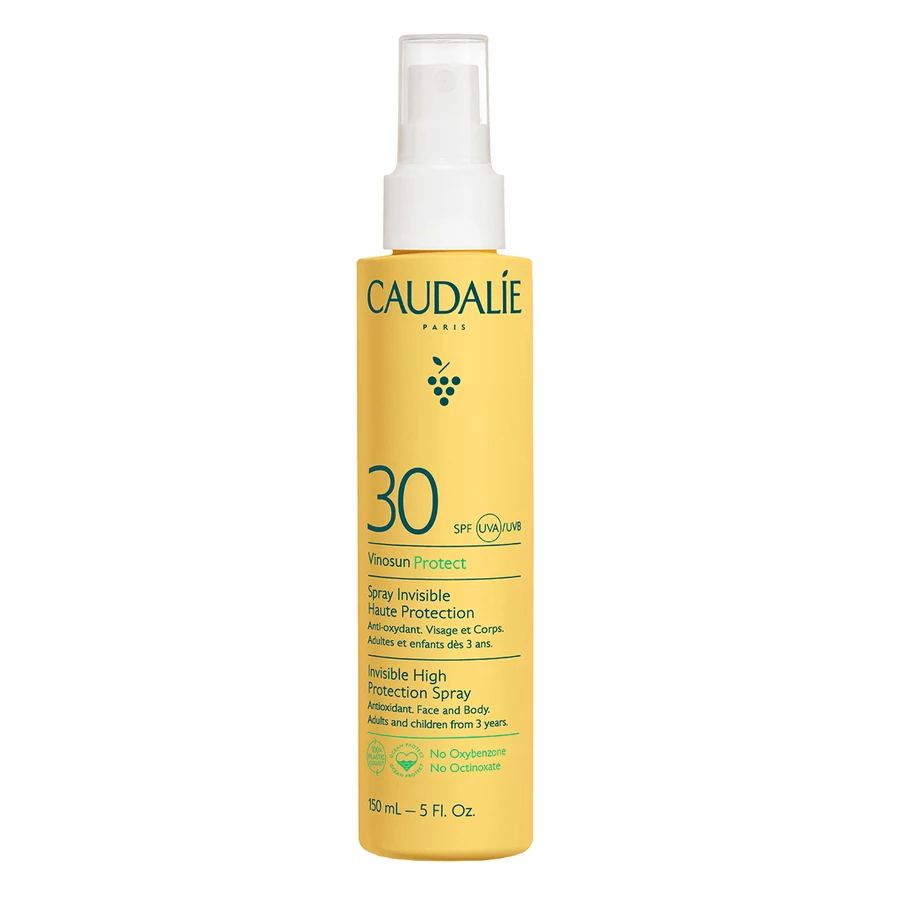 Caudalie Vinosun Protect, спрей невидимий для захисту від сміху, SPF 30, 150 мл: ціни та характеристики