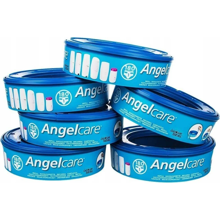 Angelcare Сменные картриджи Angelcare 1×6 шт, сменные картриджи для корзин: цены и характеристики