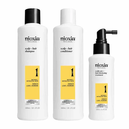 Nioxin System 1 Natural Hair Loss Kit 700 мл: цены и характеристики