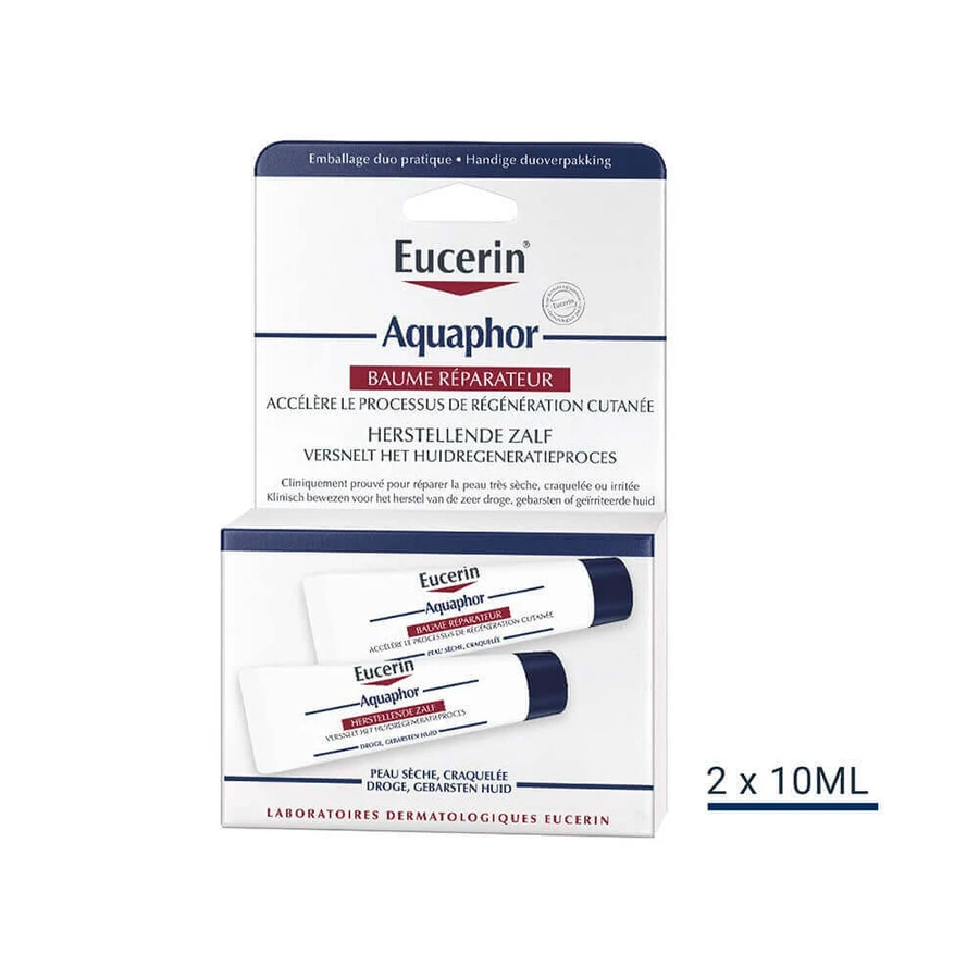 Відновлювальний бальзам Eucerin Aquaphor Суха та потріскана шкіра 2х10г: ціни та характеристики