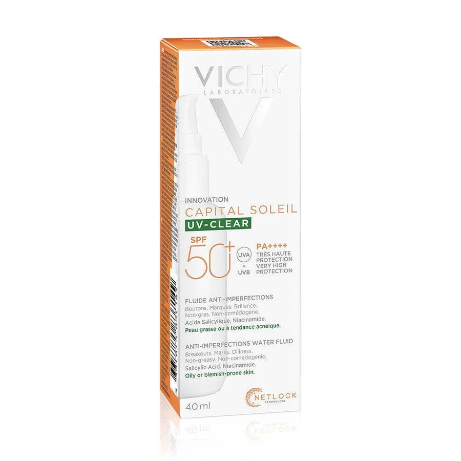 Vichy Capital Soleil Anti-Imperfection Fluid SPF50+ Uv-Clear 40 мл: цены и характеристики