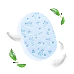 Губка для купания BabyOno для младенцев и детей, голубая, 1 шт.: цены и характеристики