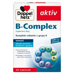 Доппельгерц актив В-Комплекс Doppelherz, 3 х 30 таблеток