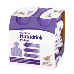 Набір протеїнів Nutridrink Protein, поживний препарат, зі смаком мокко, 8 х 125 мл + буклет з рецептами безкоштовно