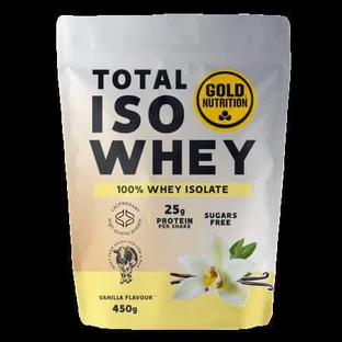 Протеиновый порошок Total Iso Whey со вкусом ванили, 450 г, Gold Nutrition