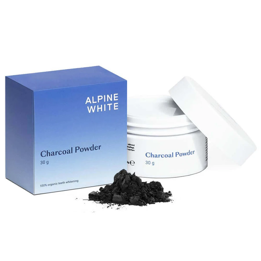 Alpine White Charcoal Powder, отбеливающий зубной порошок, 30 г: цены и характеристики