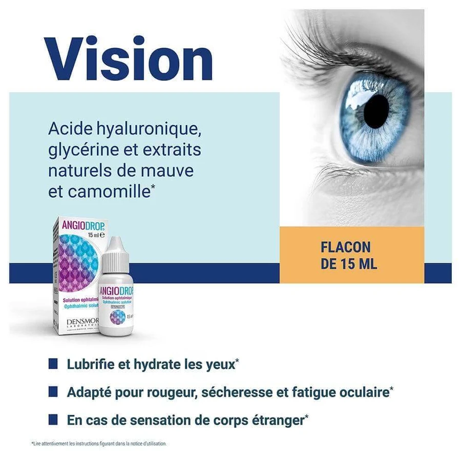 Densmore Ophthalmology Ангиодроп офтальмологический раствор 15 мл: цены и характеристики