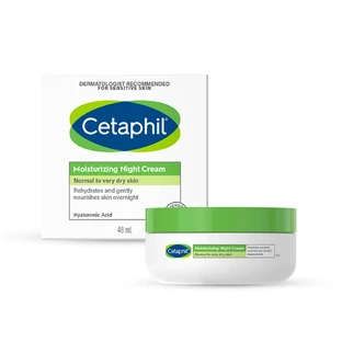 Cetaphil, Крем для зволоження шкіри обличчя з кислотою гіалуроновою, крем для носіння, 48 мл + 48 мл безкоштовно