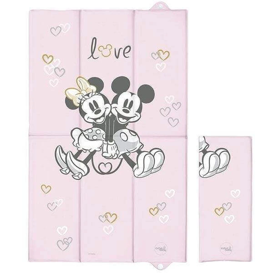 CEBA Дорожный пеленальный коврик (50x80) Disney Minnie & Mickey Pink 1×1 шт.: цены и характеристики