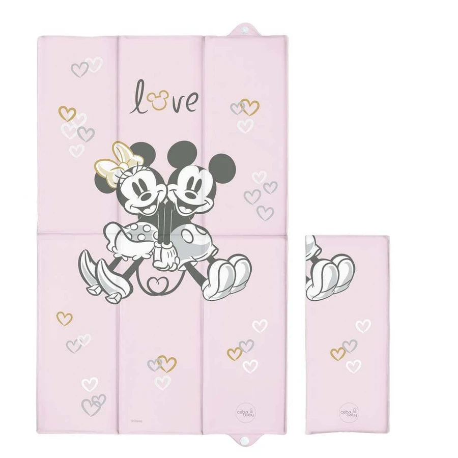 CEBA Дорожный пеленальный коврик (50x80) Disney Minnie & Mickey Pink 1×1 шт.: цены и характеристики