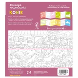 CzuCzu Довгі розмальовки Коні, 2 книжки для дітей, від 4 років