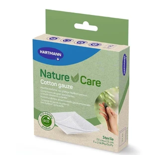 Hartmann Nature care 100% бавовняні марлеві серветки 7,5 см х 7,5 см