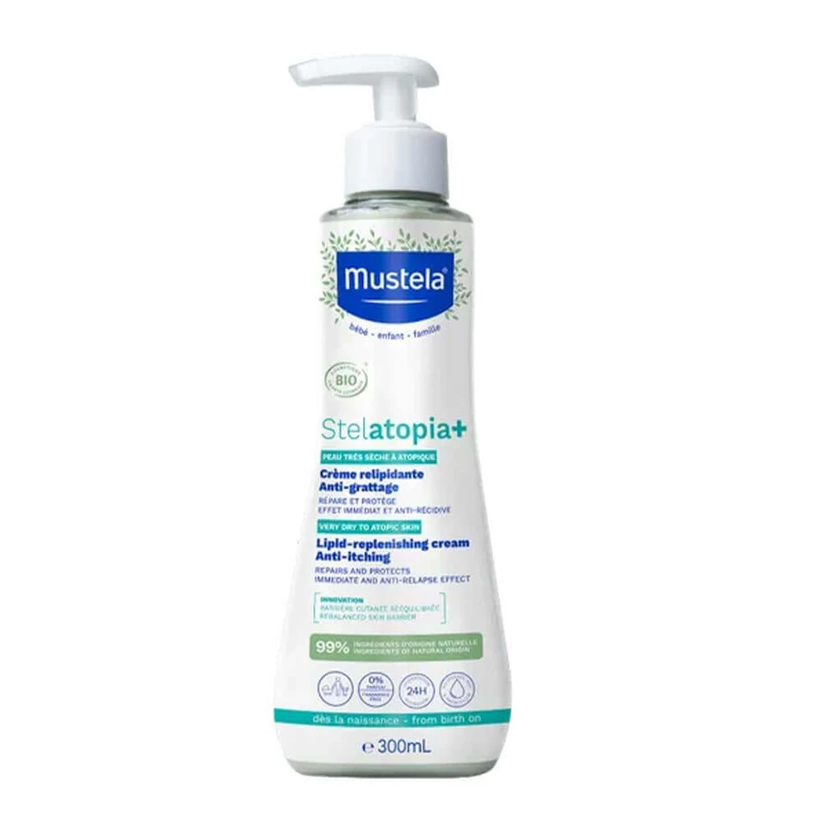 Mustela Stelatopia Relipid+ Крем против царапин 300 мл: цены и характеристики